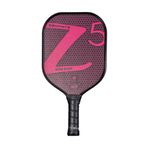 ONIX Graphite Z5 Pickleball Paddle (Kaba Doku Yüzeyli Grafit Karbon Fiber Yüz, Yastık Konforlu Kavrama ve Dokunma, Kontrol ve Güç için Nomex Petek Çekirdek), Pembe