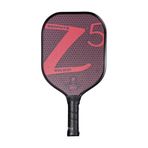 ONIX Graphite Z5 Pickleball Raketi (Pürüzlü Yüzeyli Grafit Karbon Fiber Ön Yüz, Yastık Konforlu Sap ve Dokunma, Kontrol ve Güç için Nomex Petek Çekirdeği), Kırmızı