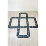 Onix Home Premium Ahşap Oyuncak Araba Yarış Pisti, Şehir Yolu Oyun Seti,
