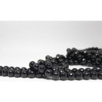 Onix (Oniks) Taşı Faset Kesim Parlak YARIM Dizi 12mm (18cm uzunluğundadır)