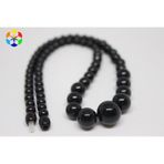 Onix (Oniks) Taşı Kolye Kehribar Klipsli