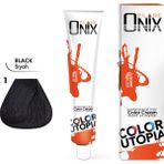 Onıx Saç Boyası 1- Siyah 60 Ml