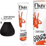 Onıx Saç Boyası 3- Koyu Kahve 60 Ml