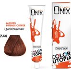 Onıx Saç Boyası 7.44- Kumral Yoğun Bakır 60 Ml