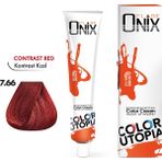 Onıx Saç Boyası 7.66- Kontrast Kızıl 60 Ml