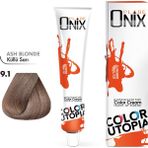 Onıx Saç Boyası 9.1 Açık Küllü Sarı 60 ml