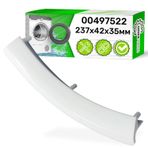 ONIX TECH Bosch Siemens iQ100 iQ300 iQ500 için orijinal kod 00497522 497522 çamaşır makinesi için kapı kolu
