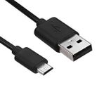 Onkatech Akıllı Çocuk Saati Için Mikro Usb Şarj Kablosu Siyah