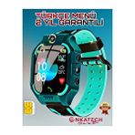 Onkatech Sim Kartlı Konum Takibi Ve Ortam Dinleme Özellikli Akıllı Çocuk Saati Btk Kayıtlı YEŞİL