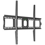 ONKRON TV tutucusu sabit duvar 55-100 inç, 80 kg'a kadar, VESA 75 x 75 – 800 x 600 mm, İnce duvar televizyon standı 35 mm, Büyük TV'ler için TV askısı, Sabit TV kolu, Siyah UF4-B