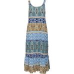 Onlalma Life Vıs Noemi Long Dress Aop Kadın Elbise - 15293455 Koyu Gri XS