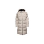 Onlamanda Long Puffer Coat Cc Otw Kadın Bej Kaban - 15233425