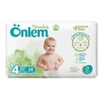 Önlem Botanika No:4+ Maxi Plus 38 Adet Bebek Bezi
