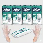 Önlem Emici Külot Xlarge 120 Adet Islak Mendil ve Poşet Eldiven Hediyeli