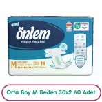 Önlem Emici Külotlu Medium 60 Adet Hasta Bezi