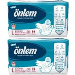 Önlem Tekstil Yüzey Large Büyük 60 Adet Bel Bantlı Hasta Bezi