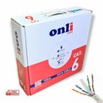 Onli 23AWG UTP Cat 6 Yerli Üretim 100 mt Gri Network Kablosu