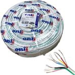 Onli Dt8 Alarm Diafon Kablosu 0.22MM 8canlı 250METRE - Beyaz