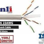 Onli U-UTP 23 AWG CCA CU 500 mt Cat 6 Kablo