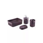 Online Kapında Lüks 4lü Elegant Banyo Seti Plastik Banyo Seti Banyo Aksesuarları Banyo-00103