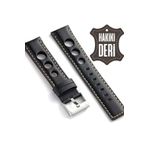 onlinekordon 22mm 44mm Akıllı Kolay Sök Tak Pimli Tissot Omega Model Hakiki Deri Saat Kordonu Kayışı