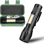 ONLİNESEPETİM Taktikal Led USB ŞARJLI Ultra Güçlü Mini Boy El Feneri