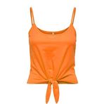 Onlmay S/L Short Knot Kadın T-Shirt - 15257464 Turuncu S