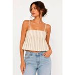 Onlmıka S/L Strıpe Top Jrs Kadın Gri Bluz - 15375296