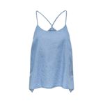 ONLNOVA AZURE ELBA SINGLET PTM Kadın Mavi T-Shirt - 15343005