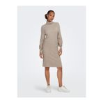 Onlsasha L/S Rollneck Dress Knt Noos Kadın Kahverengi Elbise - 15309197