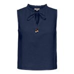 Onlswar S/L Frıll Top Wvn Kadın Mavi Bluz - 15378512