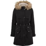 Only 15136077 Siyah Starlight Aw Fur Kadın Mont