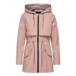Only 15161241 Pembe Rose Smoke Onlrace Short Raincoat Otw Kadın Günlük Ceket