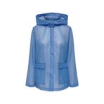 Only 15281928 Mavi Onlacacie Short Rain Jacket Otw Provence Kadın Günlük Yağmurluk