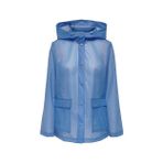 Only 15281928 Mavi Onlacacie Short Rain Jacket Otw Provence Kadın Günlük Yağmurluk