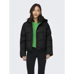 Only 15287911 Onlann Premium Puffer Jkt Short Otw Siyah Kadın Mont Kaban