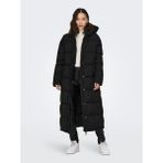 Only 15287913 Onlann Premium Puffer Coat X-Long Otw Rüzgar geçirmez Siyah Kadın Mont