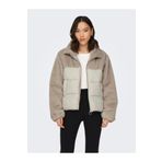 Only 15292945 Wanja Fur Puffer Mix Krem Kadın Mont