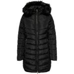 Only 15300255 Siyah Ellan Quilt Kadın Parka