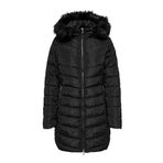 Only 15300255 Siyah Ellan Quilt Kadın Parka
