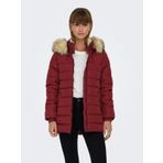 Only 15304765 Bordo Kadın Kaban