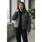Only 15308639 Onlmaggı Blackened Pearl Puffer Kadın Kıslık Mont - Gri