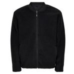 Only 22022674 Siyah Onssawyer Fleece Bomber Otw Erkek Polar Ceket
