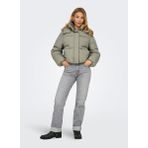 Only Açık Kahve Kadın Mont ONLHOPE SHORT PUFFER JACKET CC OTW