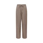 ONLY Açık Kahve Kadın Pantolon ONLSIESTA MW PULL-UP LINEN BL PNT N