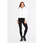 Only Anja Fuffer Kadın Beyaz Şişme Mont - 15234958
