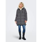 Only Antrasit Kadın Kaban ONLNEWNORA LONG PUFFER COAT LIFE CC