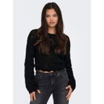 Only Bayan Arkası Dekolteli Örme Kazak 15317706 - XL - Siyah