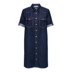 ONLY Bayan kot elbise ONLLISA kısa elbise, Koyu mavi denim, M