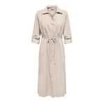 ONLY Bayan Onlaris Life Ls Belt Shirt Dress Cc WVN Elbise, Pomza taşı, M